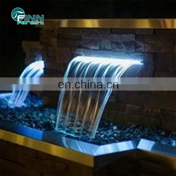 Spillway Pool Spa Wall Mount Waterfall Blade Cascade Sheer Swimming Pool Water Descent photo-6