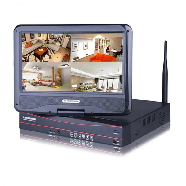 8CH 1.0MP/2.0MP CCTV Home Security Video Suveillance Wireless WiFi NVR Kits With 10 Inch LCD Screen photo-3