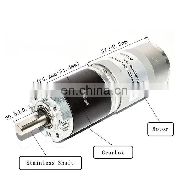 24v dc Planetary Gear Gearmotor Reduction Motor for Coffee Machine and Grinder photo-6