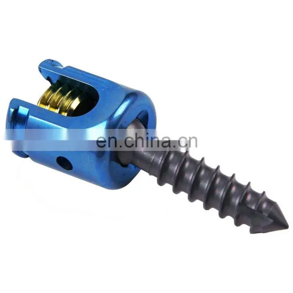 China Manufacture Spinal Pedicle Screw Fixation System Polyaxial Pedical Screws Orthopedic Surgical Spine Implants