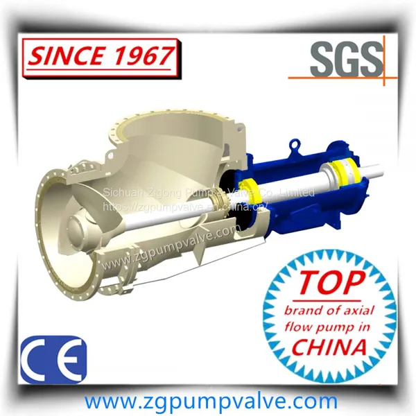 Stainless Steel /Titanium Slurry Big Diameter Chemical Axial Flow Pump photo-5