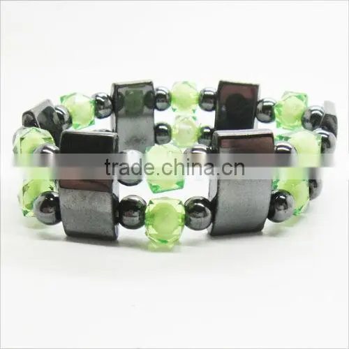 01B5003-2/new Products for 2013/hematite Spacer Bracelet Jewelry/hematite Bangle/magnetic Hematite Health Bracelets