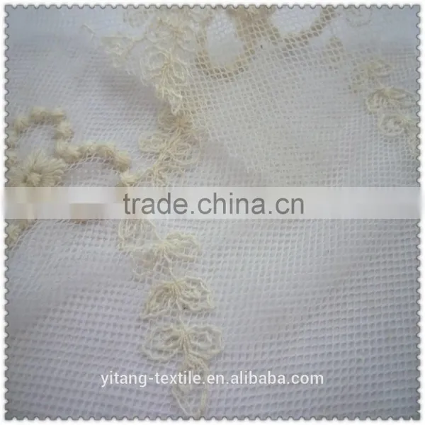 Embroidrered Big Flower Net Fabric photo-2