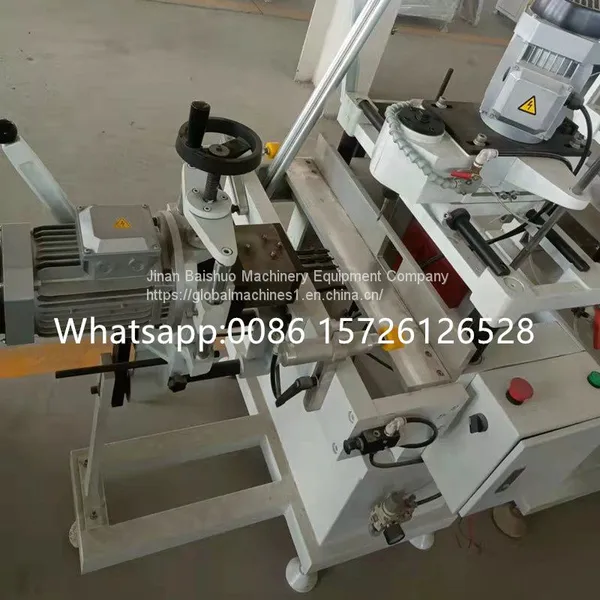 Double Head Aluminum Profile Drill Hole Lock Drilling Milling Machine photo-4