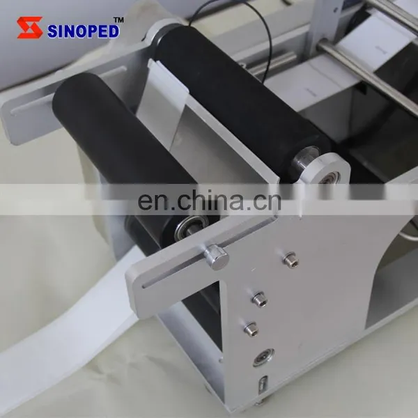 Factory Price Flat Bottle Labeling Machines Semi Automatic Label Printing Machine Square Label Sticker Machine For Adhesive photo-5
