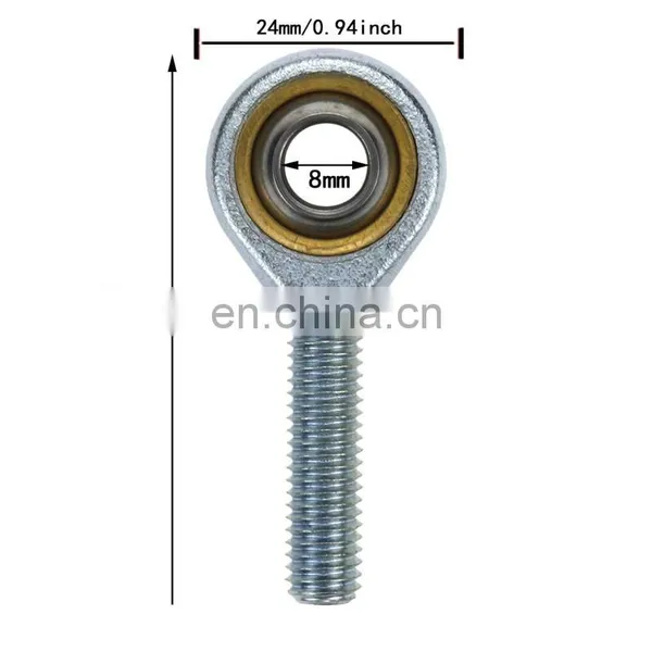 Beijing Jinan Ball Joint SA8T/K 8mm Inside Dia Male Thread Right Hand Self Lubricating Rod End Bearing photo-3