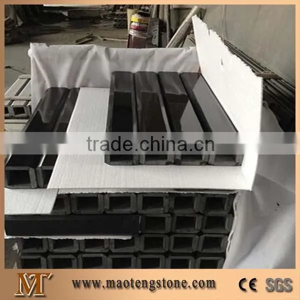Hebei Black Granite Molding & Border,Stone Border Line photo-4