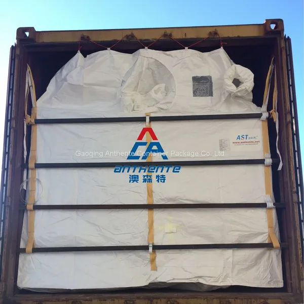 20FT PP Woven Dry Bulk Container Liner for Plastic Resins
