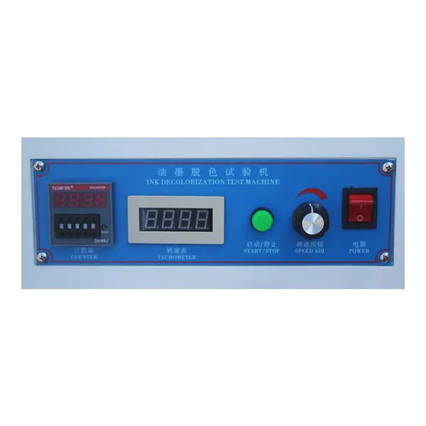 Lab Dry And Wet Abrasion Tester Paper Wear Resistance Test Machine Ink Rub Testing Equipment photo-4