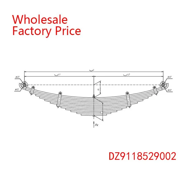 DZ9118529002 Wheel Spring Arm Wholesale For Shaanxi photo-2