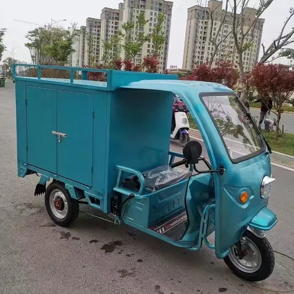 1.2KW 1KW 60-72V Electric Tricycle for Delivery Carrier 3 Wheel Motorcycle Rickshaw Tuk Tuk EV Trike photo-3
