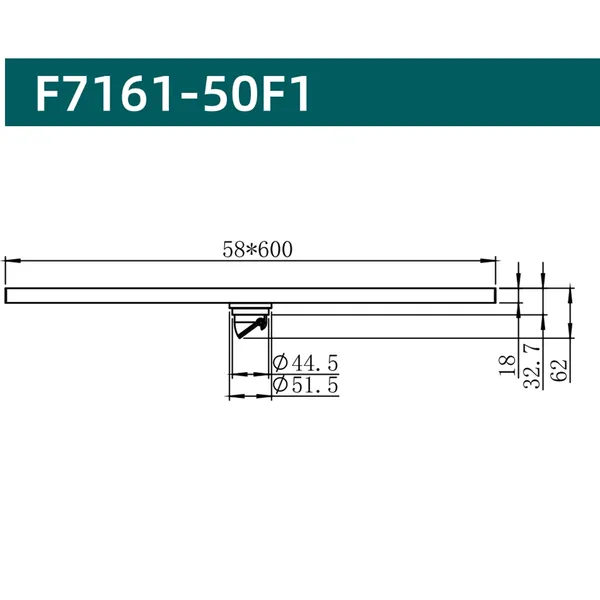 Modern Customized Pure Copper Main Body Extended Strip Factory Supply Deodorizing Insect Proof Bathroom Shower Floor Strainer photo-5