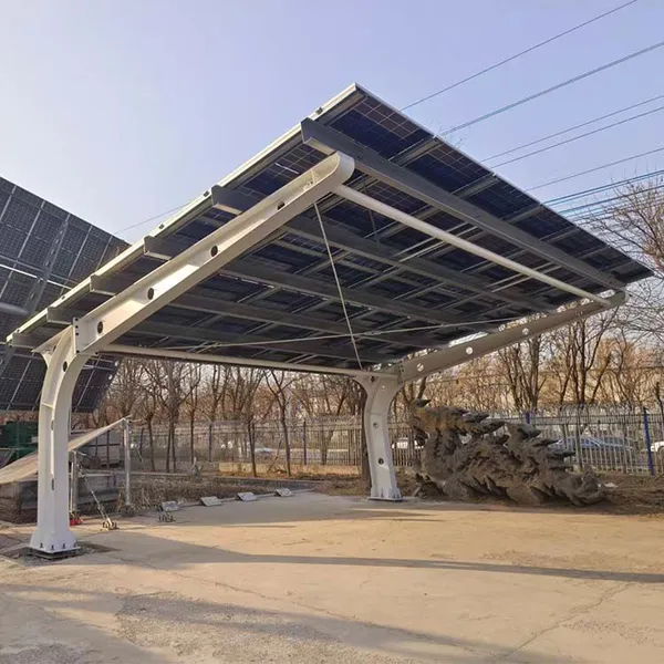 Carport With Solar Panel Roof Professional Manufacturers Offer a Complete Set of System Materials and Equipment photo-2