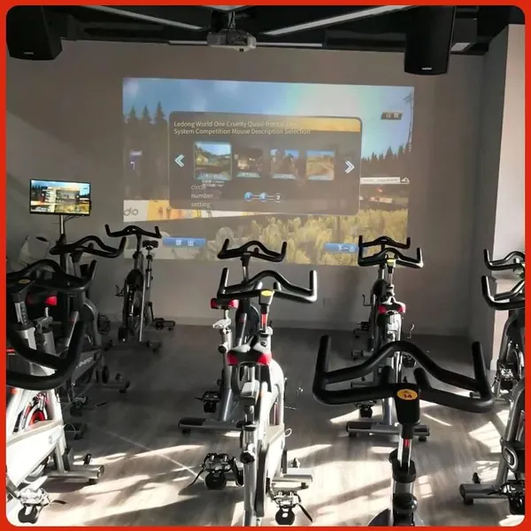 Interactive Virtual Cycling Game Projection for Dynamic Exercise Bikes in Gyms, Shopping Mall Fitness Arenas and Sports Training Centers photo-3