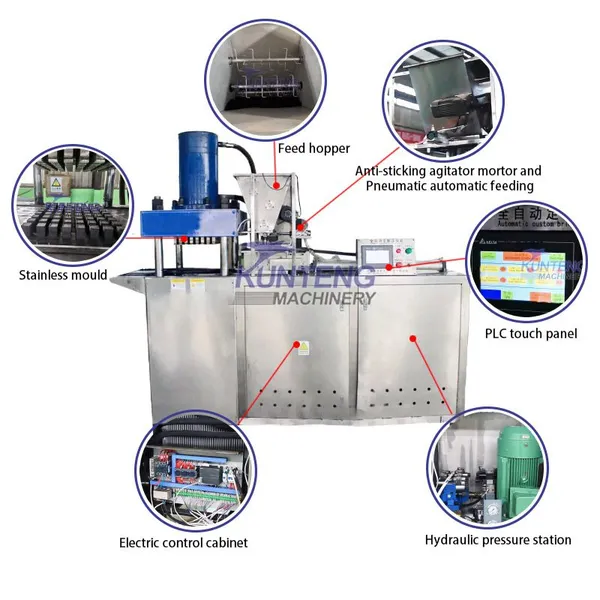 High-Pressure Coke Coal Iron Filings Charcoal Briquetting Machine Charcoal Making Machine EPC photo-4