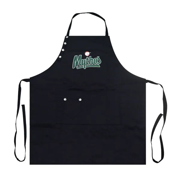 Custom Apron Logo High Quality OEM Factory Promotional Waterproof Polyester Print Chef Cooking Kitchen Custom Apron for Women photo-4