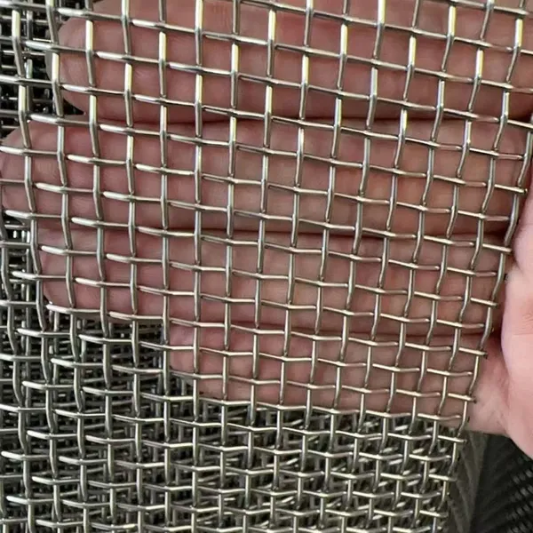 304 Stainless Steel Embossed Net, 1.5mm Thickness, 10mm Square Opening, 2m Width, 20m Roll photo-2