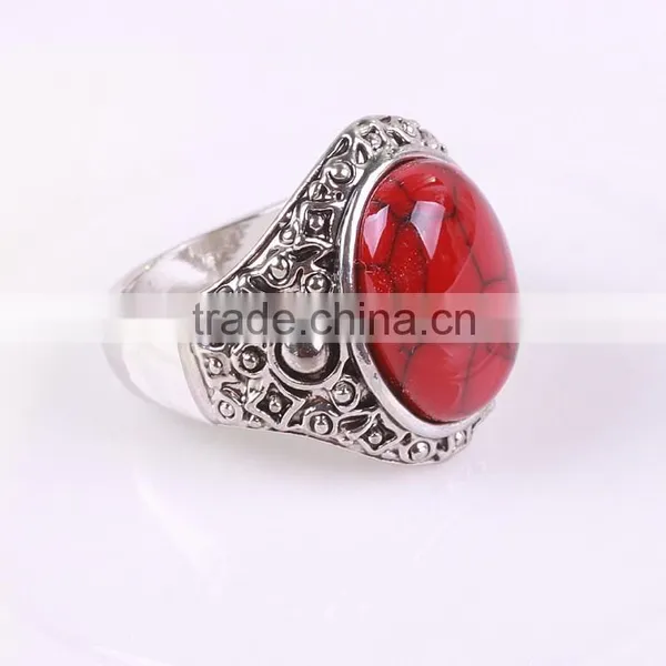 2015 Fashion Jewelry Indonesia Prong Setting India Turquoise Jewelry Ring photo-2