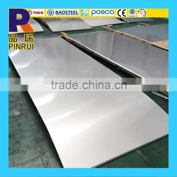 Wuxi Top Quality 201 8K Cold Rolled Stainless Steel Sheet