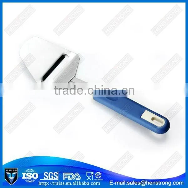 Blue Color Plastic Handle Chees Cutter With Two Sides Blade photo-4
