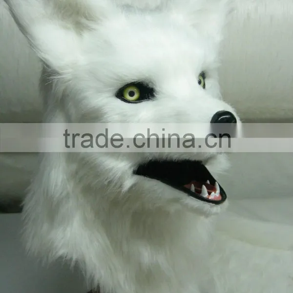 (White Wolf) Factory Wholesale Halloween Party Mask Animal Mask Quality Choice photo-4