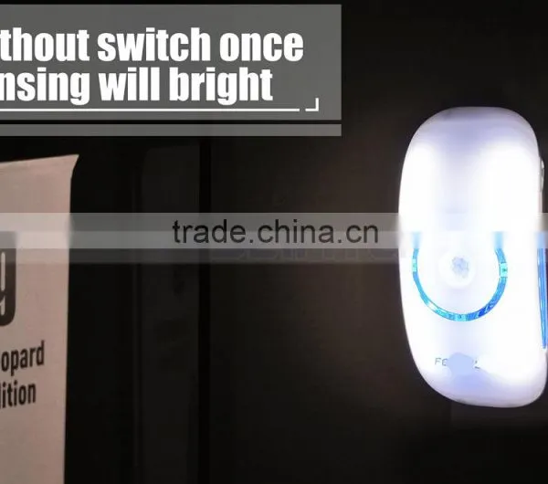 Wireless EU Plug Auto PIR Motion LED Human Sensor Night Light photo-5