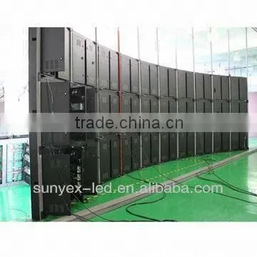 P12mm Outdoor Arc Curve Round Odd Video Led Panel photo-2
