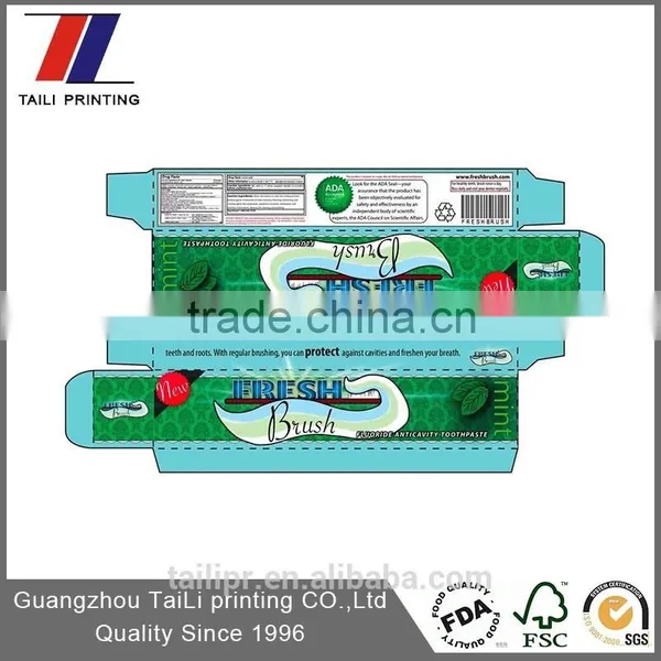 Custom Toothpaste Tube Packaging,paper Printed Toothpaste Box Size photo-5