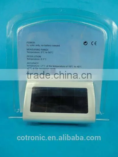 No Battery Solar Room Thermometer photo-6