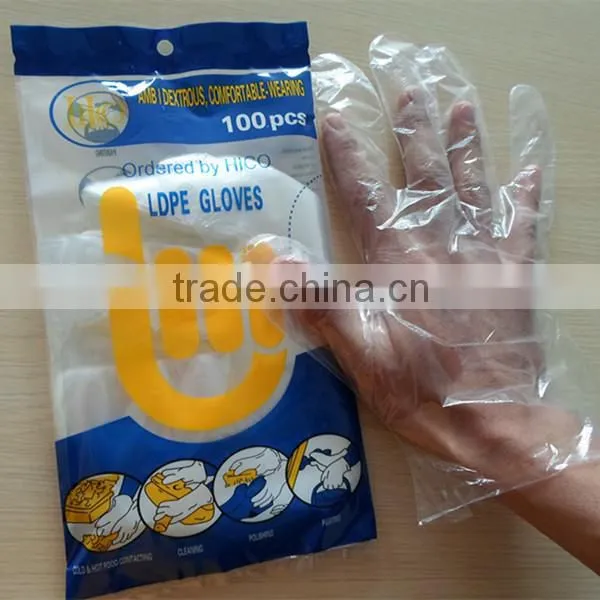 pe Long Gloves;plastic pe Glove
