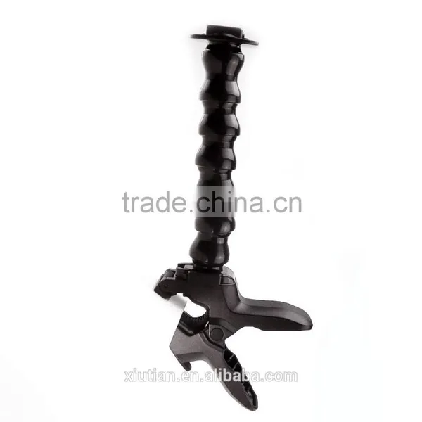 Jaws Flex Clamp Mount + Adjustable Neck for Gopro/sj4000/xiaoyi Accessories photo-5