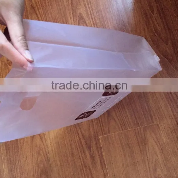 OEM Service Plastic Stripe Printed Die Cut Packaging Bag for Clothing photo-2