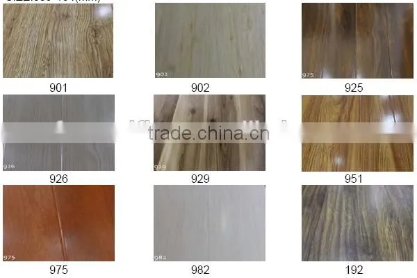 12mm HDF High Gloss Wooden Laminate Flooring photo-6
