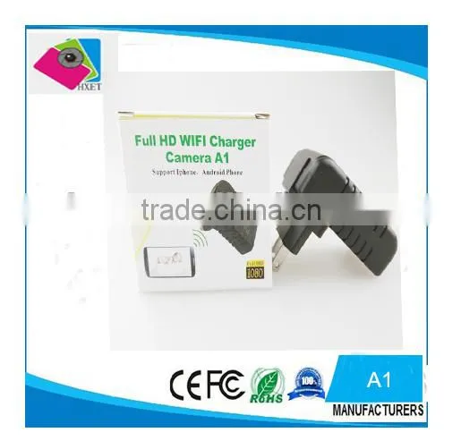 WiFi Wall Charger Hidden Camera Adapter Adaptor 1080P HD Recorder DVR ..