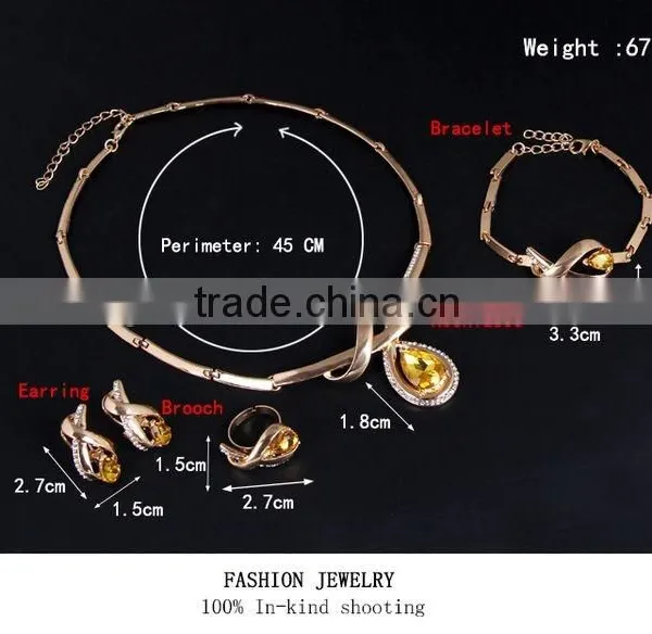 China Good Manufacturers,Gold Long Chain Jewelry Set Bridal Jewelry Sets photo-4