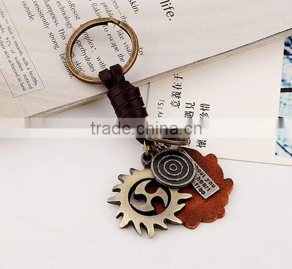 2015 Yiwu Factory Direct Sale Punk Shaped New Design Keychain With Metal Pendant photo-4