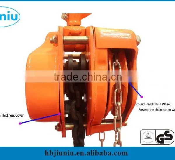 Colorful Snatch Block Chain Manual Chain Block 5 Ton Chain Pulley Block photo-4