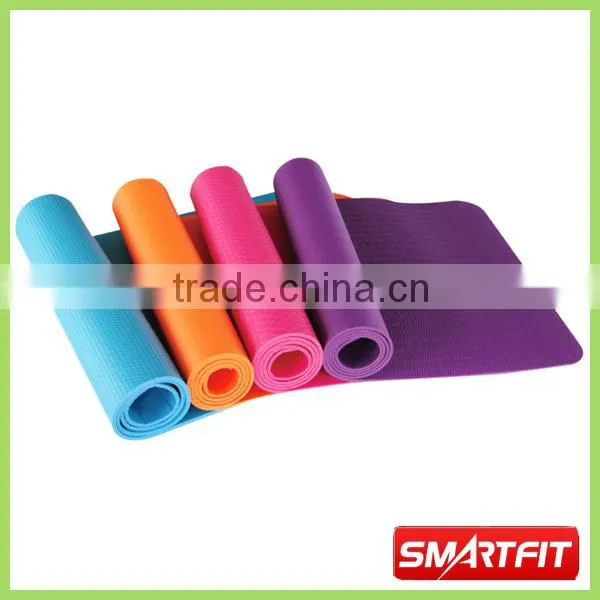Solid Washable PVC Yoga Mat With Round Corners