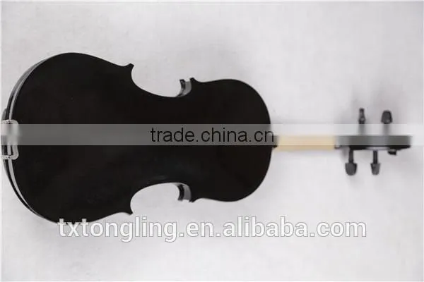 Cheapest Plywood Violin TL-VP03A Painted Violins Black Violin photo-3