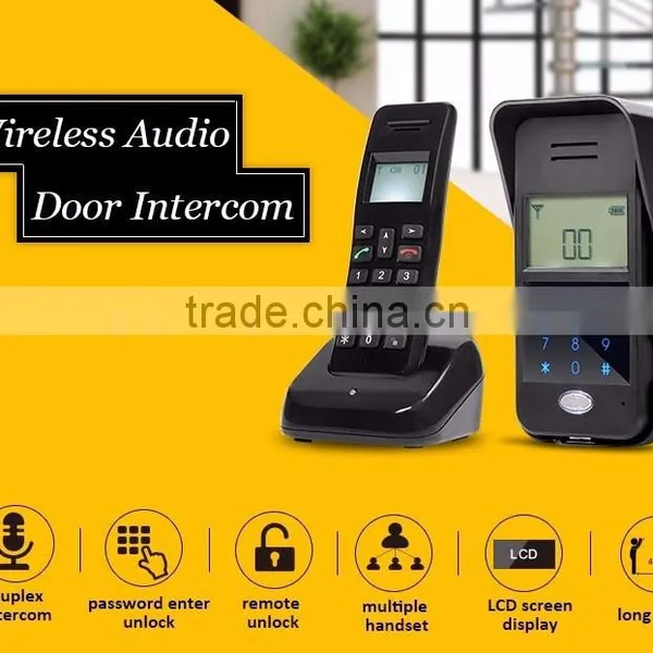 Remote Unlock 2.4GHz Digital Wireless Audio Intercom Door Phone photo-3