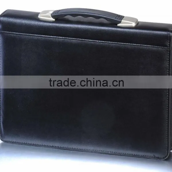 2016 New Design Black Color Custom Leather Briefcase photo-3