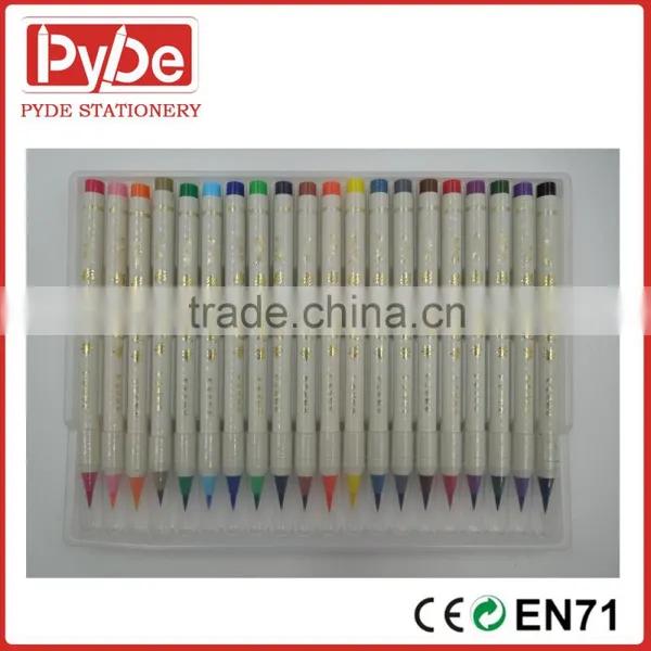 Real Brush Tip Multi Color Water Color Pen for Art Marker photo-2