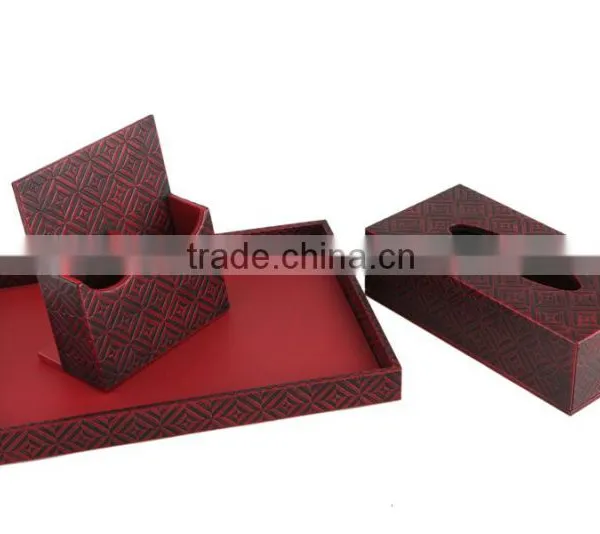 Hotel Leather Jewel Case Storage Box With Drawer photo-3
