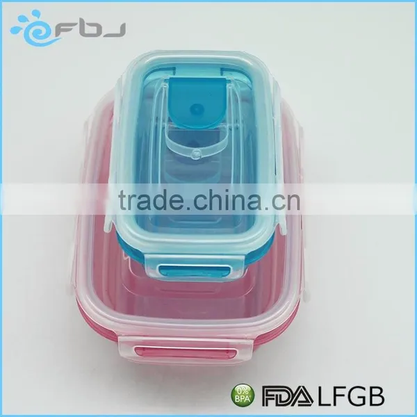 ~Leak Proof Refrigerated Lunch Box With Lock for Children photo-6