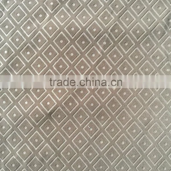 2016 New Style 3D Crumple Design Flock Fabric for Upholstery, Cushion, Bag photo-3
