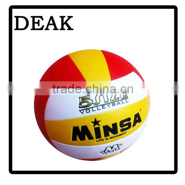 Custom Sand Beach Soft Play Official Size 5 TPU Machine Stitched Volleyball photo-4