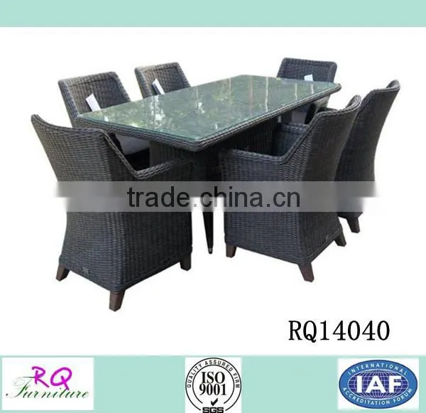 2014 Wicker Table For Garden Use New Design