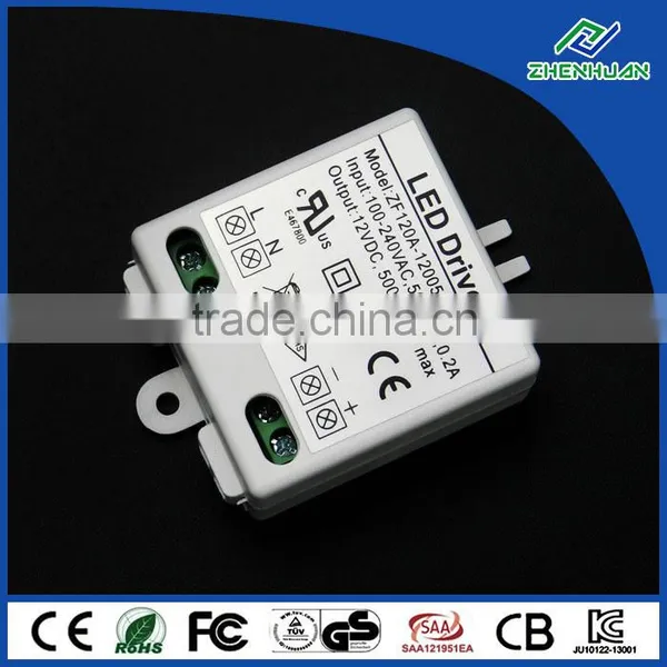 Constant Voltage Input 100-240V Output 12V 500mA Led Driver 6W photo-3
