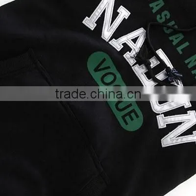 The New Large Size Men's Fleece Spot Round Collar for Youth Popular Hoodies photo-5