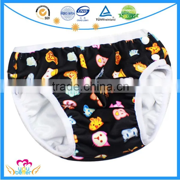 Baby Side Snap Swim Diapers Cloth Infant Swim Nappies photo-4